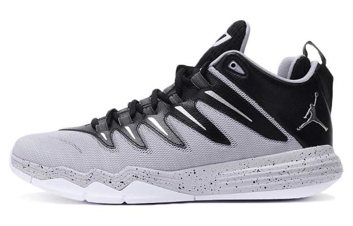 Jordan Jordan CP3 9 Cushioning Slip Resistant Cushioning Slip Resistant Low top Basketball Shoes Men's Gray Black