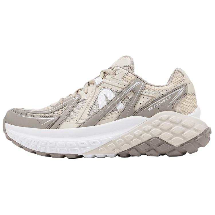 Skechers Monster Soft And Comfortable Abrasion Resistant Low top Chunky Sneakers Men's Taupe