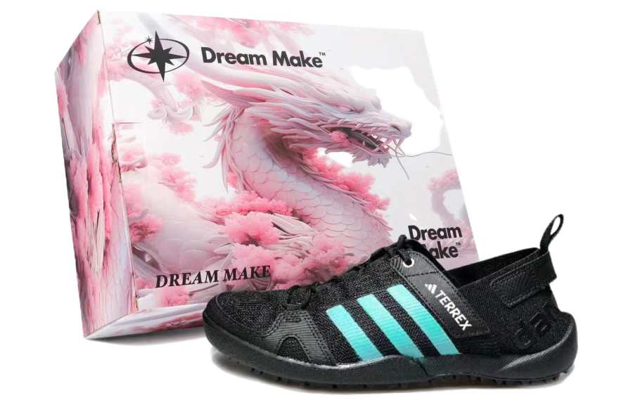 Adidas Adidas Terrex Daroga River Trekking Shoes Abrasion Resistant Breathable Low top Mountaineering Shoes Unisex Black
