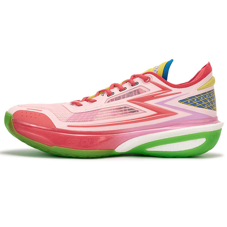 361° Speed BB Low top Basketball Shoes Men's Fluorescent Heat Coral Powder