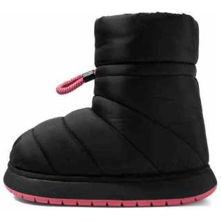 POSEE Thermal Abrasion Resistant Thermal Abrasion Resistant Crew Snow Boots Women's Black