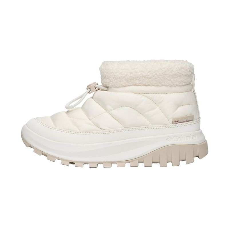 Columbia SNOWTROT SHORTY Outdoor Abrasion Resistant Cushioning Short Snow Boots Women's White