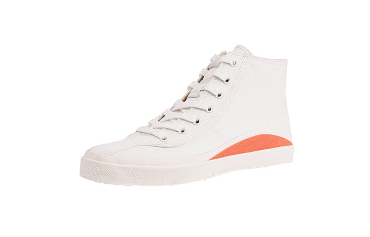 ISTEP Slip Resistant Abrasion Resistant High top Canvas Shoes Women's White