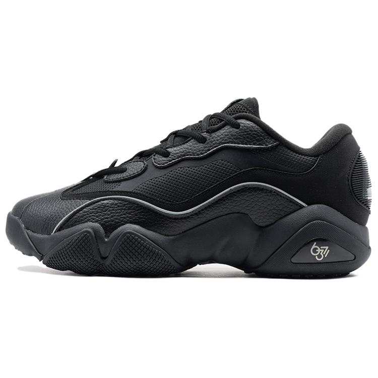 PEAK Taichi 6371 Thickened And Fleece Lined Thermal Low top Insulated Shoes Unisex All Black