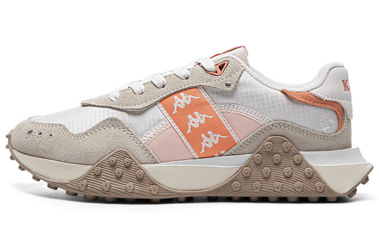 Kappa Slip Resistant Abrasion Resistant Low top Chunky Sneakers Women's Gray Brown Pink
