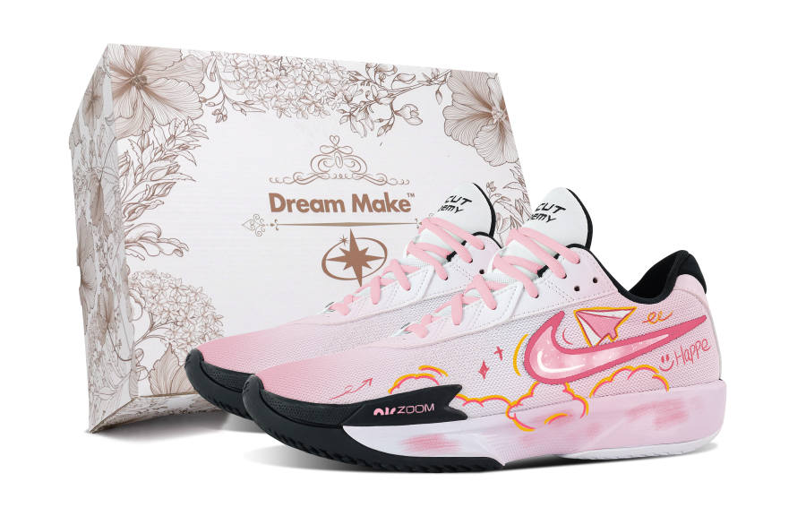 Nike Nike Air Zoom G.T. Cut Academy Paper Plane White Box Low top Basketball Shoes Unisex Pink