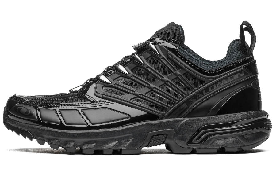 SALOMON x MM6 Maison Margiela ACS Pro Advanced Top Grain Cow Leather Comfortable Round Toe Low top Outdoor Shoes Unisex