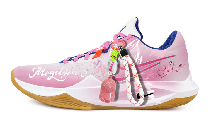 Nike Nike Precision 6 Low top Basketball Shoes Men's Pink