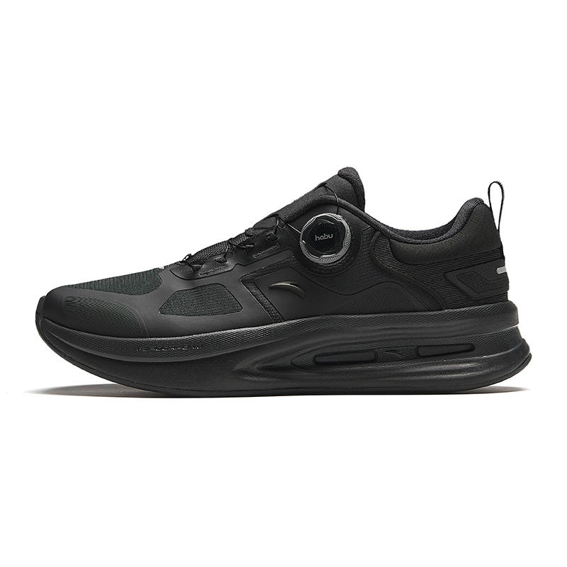 Anta Shen Xing Pro Fabric Cushioning Slip Resistant Low top Training Shoes Unisex Black