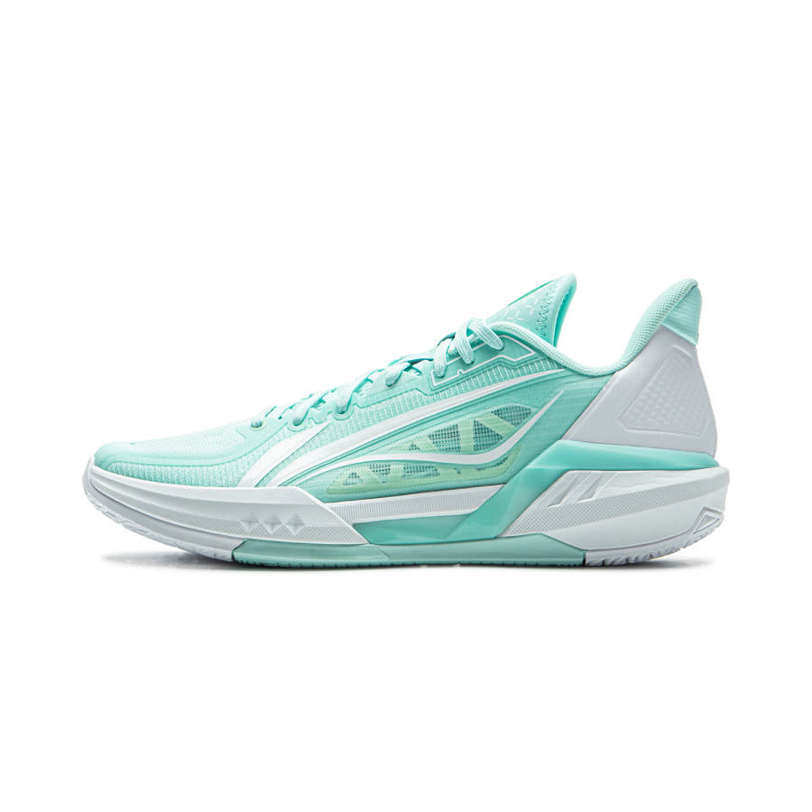 Li-Ning Li Ning Light Speed 3 Low top Basketball Shoes Men's Island Blue White