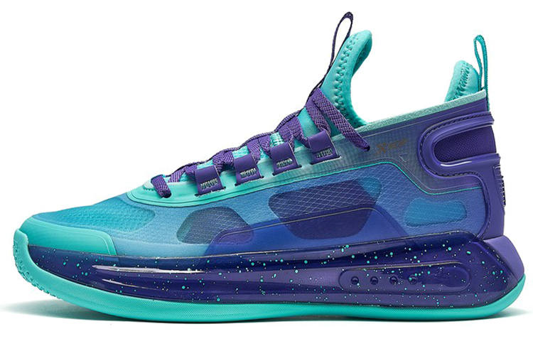 XTEP Jeremy Lin Abrasion Resistant Slip Resistant Mid top Basketball Shoes Men's