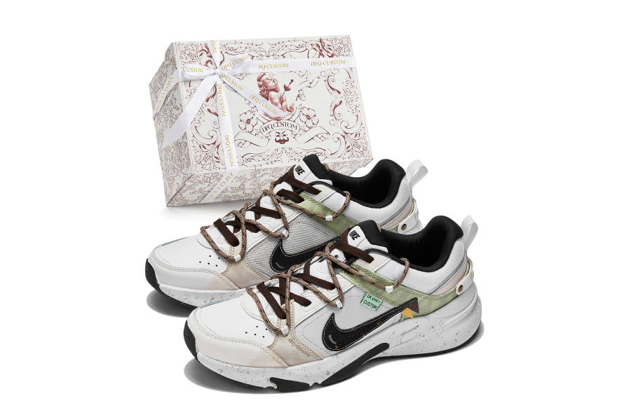 Nike Nike Defy All Day Da Vinci Custom, Box, Trail Running Slip Resistant Slip Resistant Low top Training Shoes Unisex