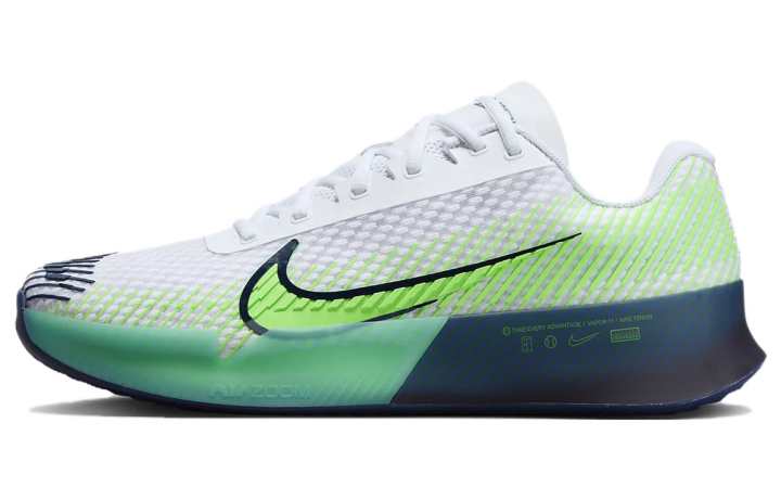 Nike Nike Zoom Vapor 11 Hc White Green Strike Navy