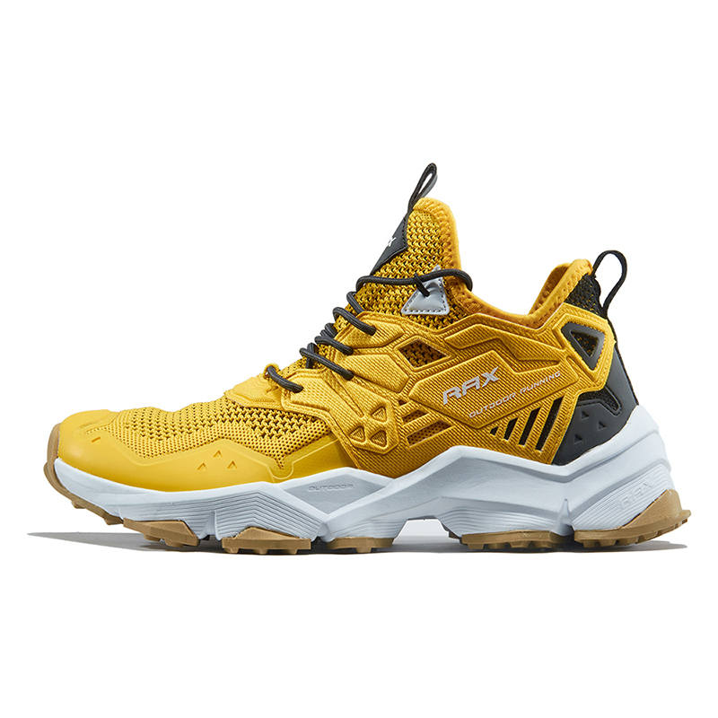 RAX Slip Resistant, Breathable, Lightweight Low top Outdoor Shoes Men's Yellow