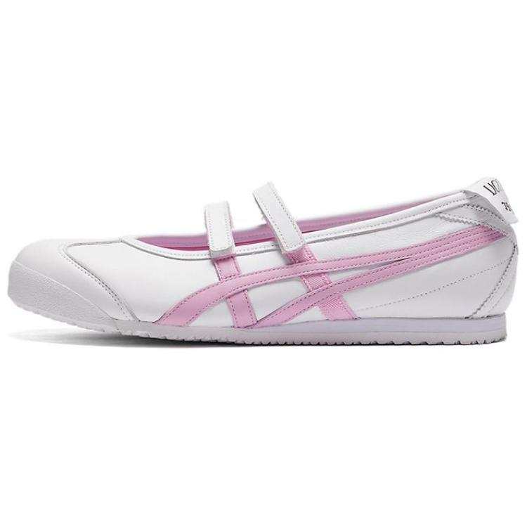 Onitsuka Tiger Patou x Onitsuka Tiger MEXICO 66 Flat Mary Jane Shoes Women's White Pink
