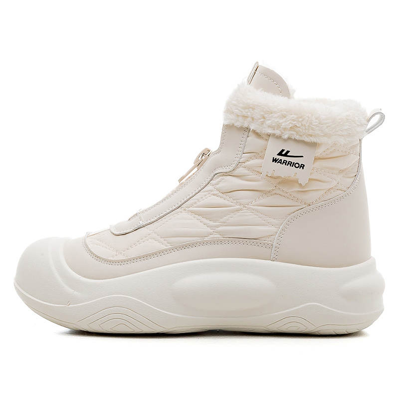 Warrior Waterproof, Abrasion Resistant, Slip Resistant Fashion Trend Short Snow Boots Women's Beige