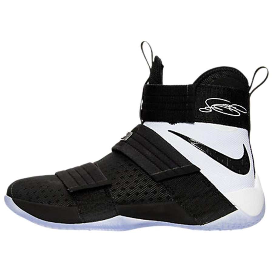 Nike Nike Slip Resistant Abrasion Resistant Slip Resistant Abrasion Resistant High top Basketball Shoes Men's Black White
