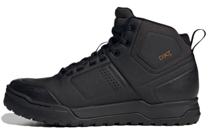 Adidas Adidas Five Ten Impact Pro Synthetic Leather Slip Resistant Cushioning Mid top Cycling Shoes Black Orange