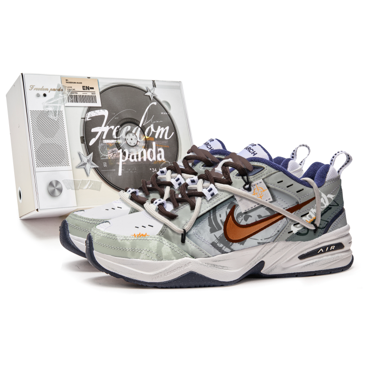Nike Nike Air Monarch 4 Box, Cyber Ruins Slip Resistant Abrasion Resistant Slip Resistant Abrasion Resistant Low top