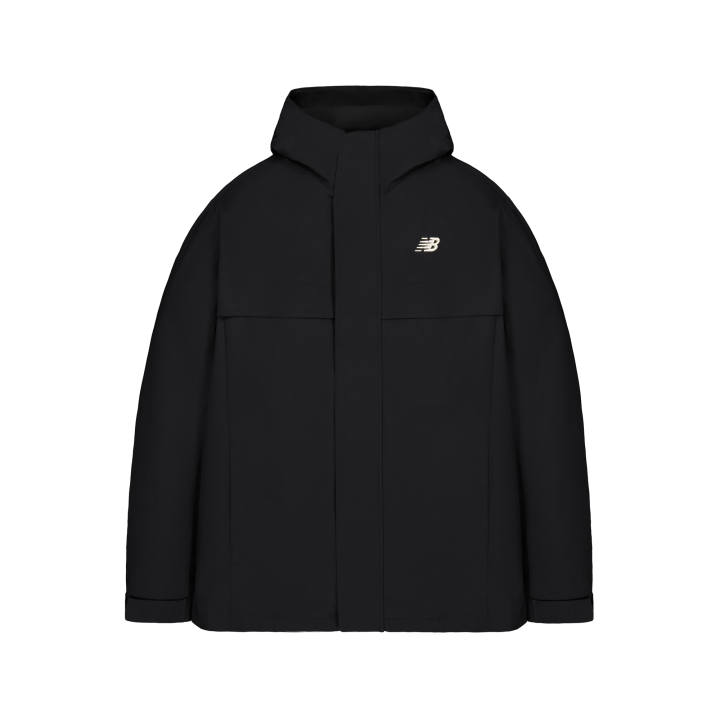 New Balance New Balance Down Jackets Unisex BK Black Hooded Thin