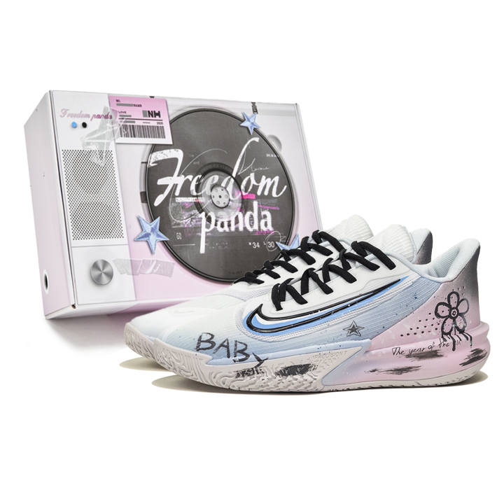 Nike Nike Precision 7 Low top Basketball Shoes Men's Blue Pink
