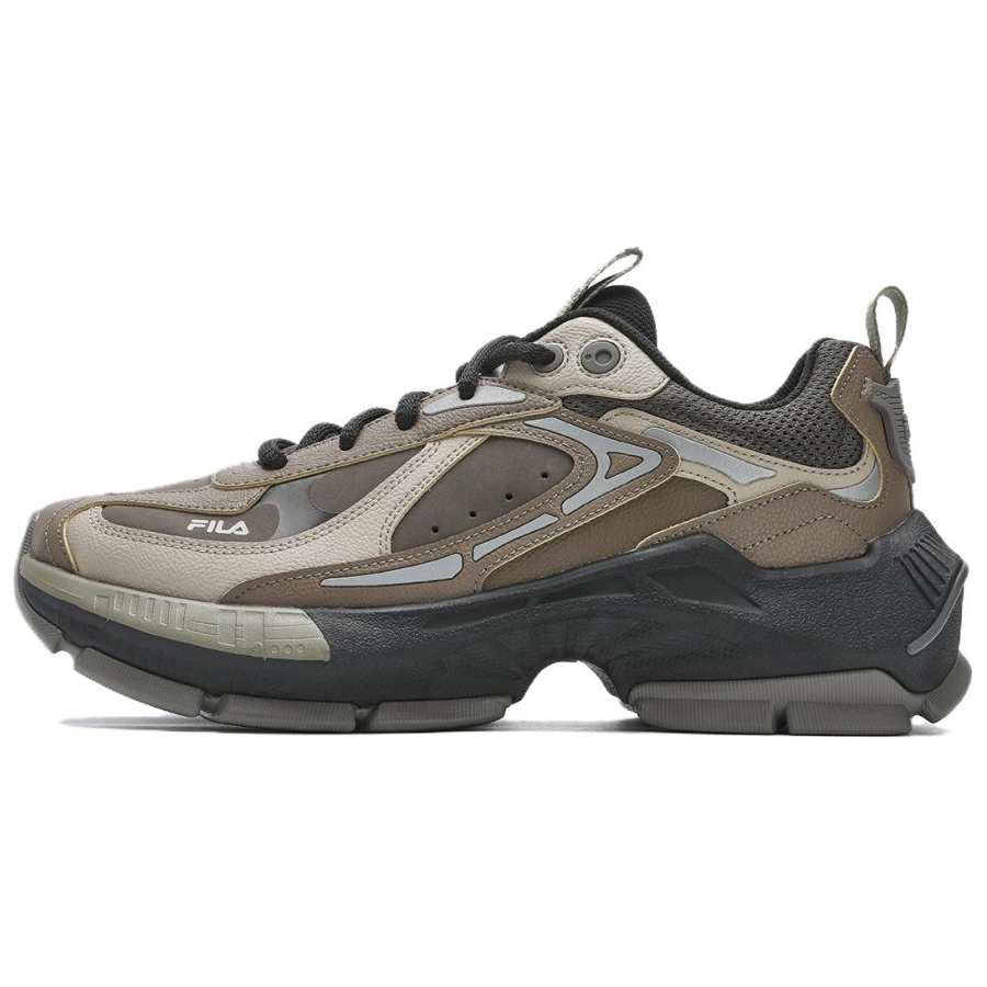 FILA CICLONE Height Increasing Low top Chunky Sneakers Men's Eagle Brown/Mountain Gray