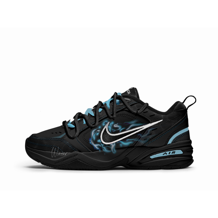 Nike Nike Air Monarch 4 Freedom Panda, Jellyfish Blue Slip Resistant Abrasion Resistant Slip Resistant Abrasion Resistant