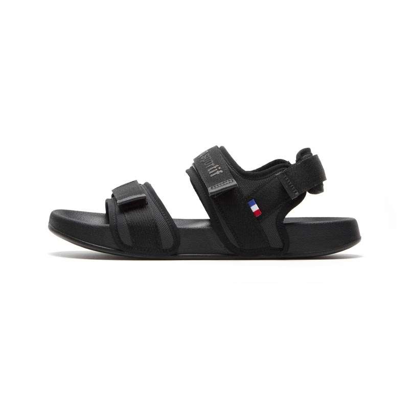 Le Coq Sportif French Rooster Beach Sandals Unisex Black