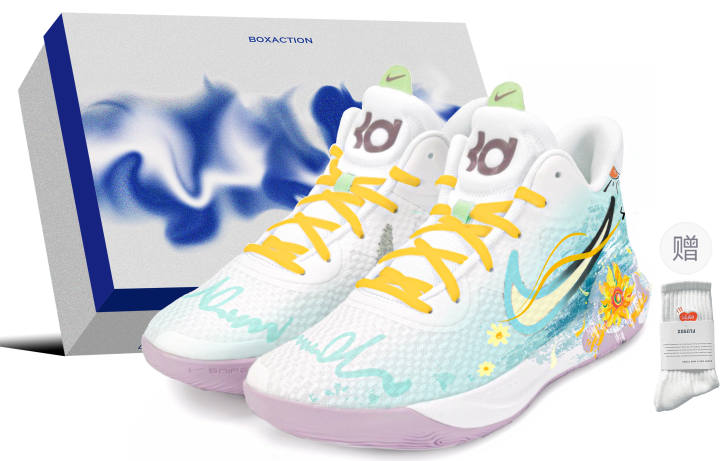 Nike Nike KD Trey 5 IX Sunward Growth, Distressed, Graffiti, Box Action Cushioning Low top