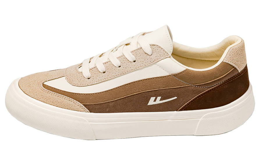 Warrior Abrasion Resistant Breathable Abrasion Resistant Breathable Low top Canvas Shoes Unisex Beige Brown