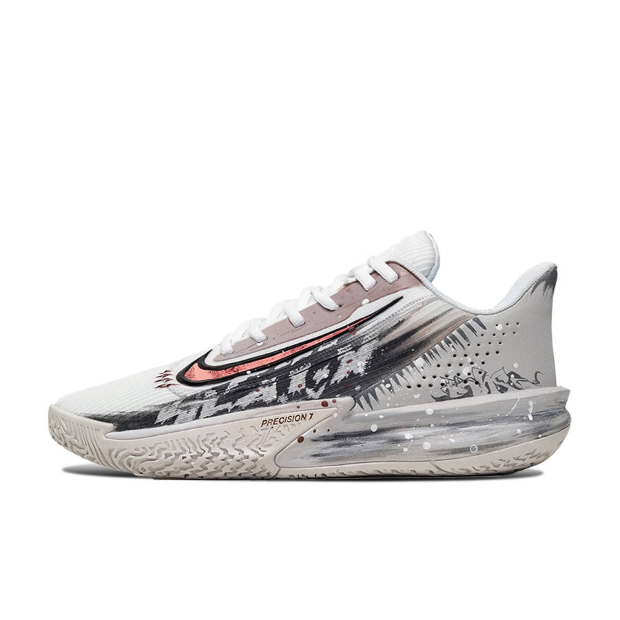 Nike Nike Precision 7 Slip Resistant Abrasion Resistant Slip Resistant Abrasion Resistant Low top Basketball Shoes Men's