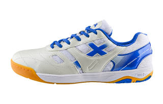 Stiga Slip Resistant, Abrasion Resistant, Breathable Low top Table Tennis Shoes Unisex White Blue