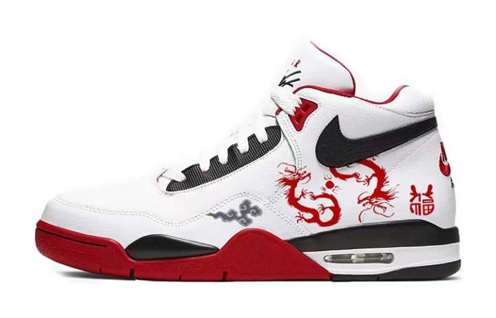 Nike Nike Flight Legacy Vintage Basketball Shoes Men's Mid Top Red/White