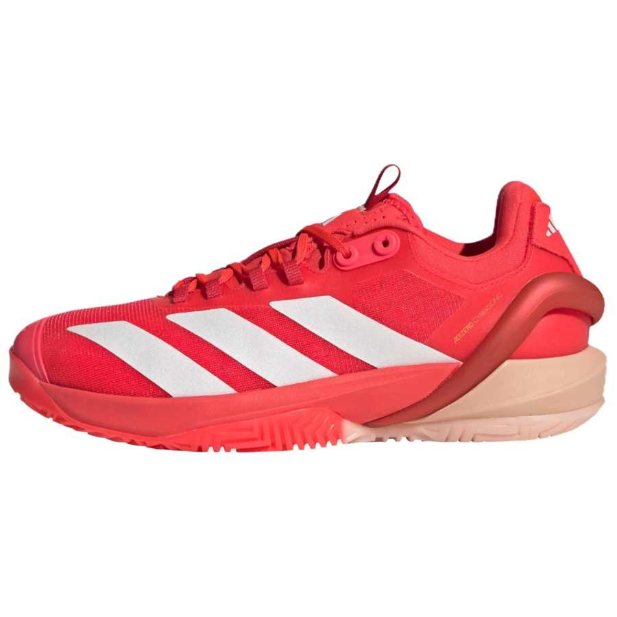 Adidas Adidas Adizero Cybersonic 2 Abrasion Resistant Abrasion Resistant Low top Tennis Shoes Women's Red White