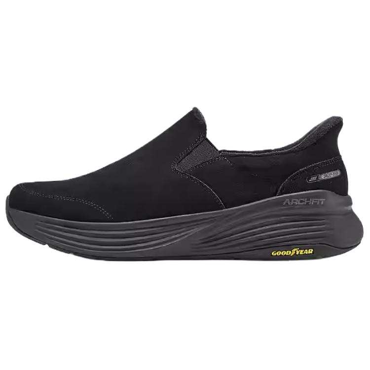 Skechers MEN'S GO WALK Comfortable Cushioning Abrasion Resistant Thermal Walking Shoes Men's Black