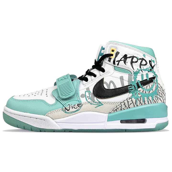 Jordan Jordan Legacy 312 Abrasion Resistant, Breathable, Slip Resistant Abrasion Resistant Breathable Slip Resistant High top