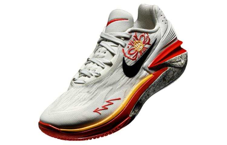 Nike Nike Air Zoom G.T. Cut 2 Comfortable Round Toe Cushioning, Wear Resistant Low top Basketball Shoes Men's Red White