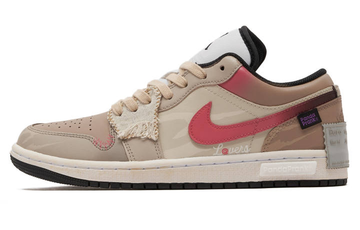 Jordan Jordan Air Jordan 1 Low Panda Trick, Special Project, Heartbeat Mail, Love Is Timeless Casual Low top