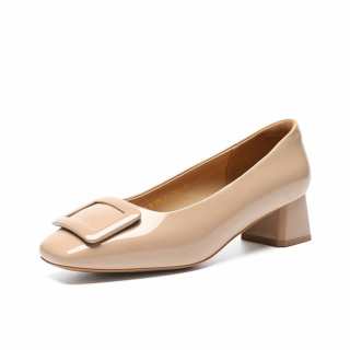 UMEK Block Heel High Heels 5cm Women's