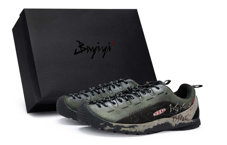 Keen Jasper Slip Resistant Abrasion Resistant Slip Resistant Abrasion Resistant Low top Hiking Shoes Men's