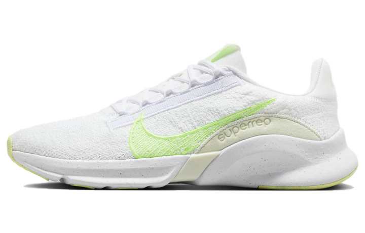 Nike Nike SuperRep Go 3 Flyknit Slip Resistant Slip Resistant Low top Training Shoes Women's White Cyan