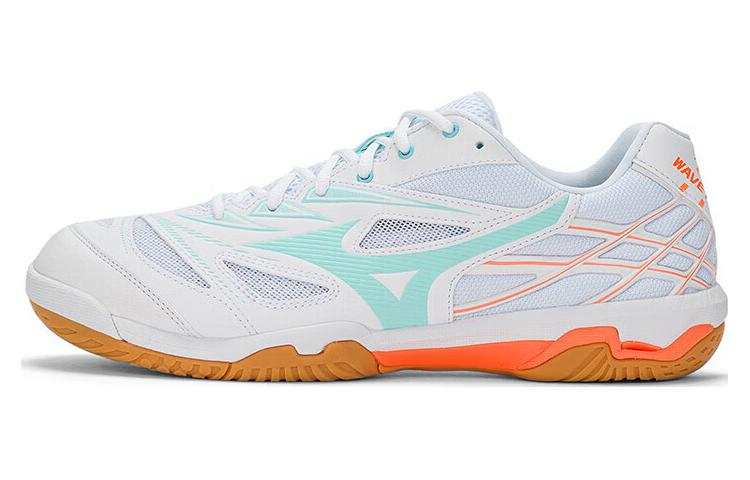 Mizuno Fang NX Low top Badminton Shoes Unisex White Blue Orange