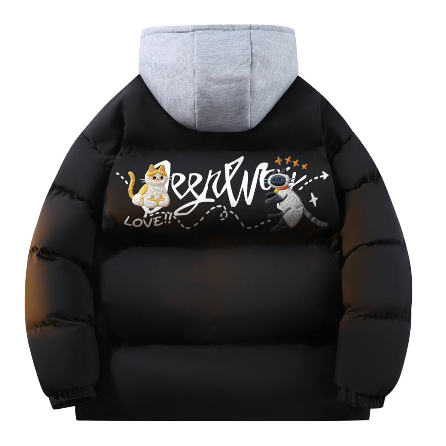 DEERWAY DEERWAY Puffer Jackets Unisex Hooded Thickened