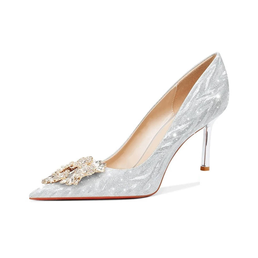 UMEK Slim Heel High Heels Women's