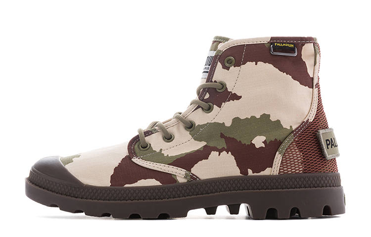 Palladium Pampa High top Canvas Shoes Unisex Army Green