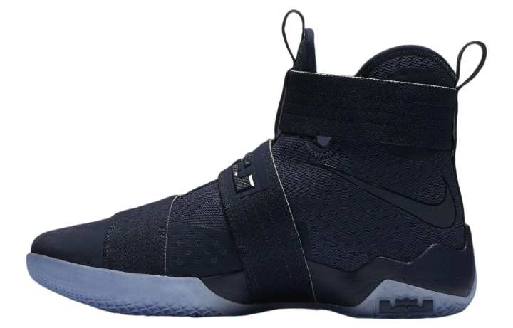 Nike Nike Zoom Soldier 10 LeBron Mid Night Navy Slip Resistant Lightweight High top Performance Basketball Shoes Men's