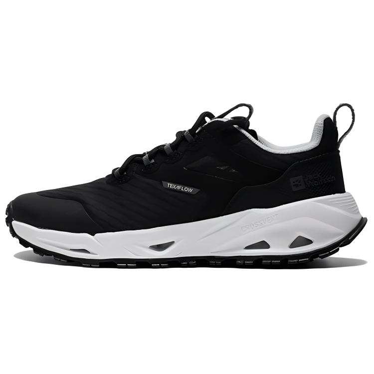 Jack Wolfskin Slip Resistant Abrasion Resistant Low top Hiking Shoes Women's Black White