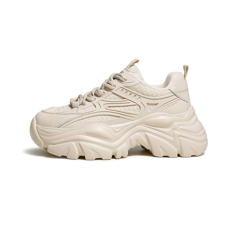 CAMEL Vintage Casual, Fleece Lined Abrasion Resistant Height Increasing Low top Chunky Sneakers Women's