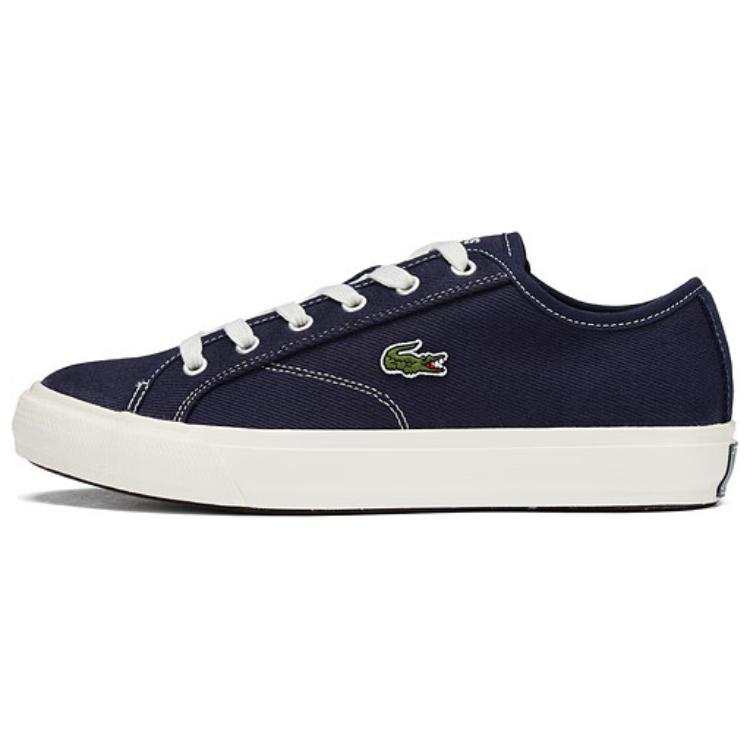LACOSTE LACOSTE Low top Canvas Shoes Men's Navy Blue