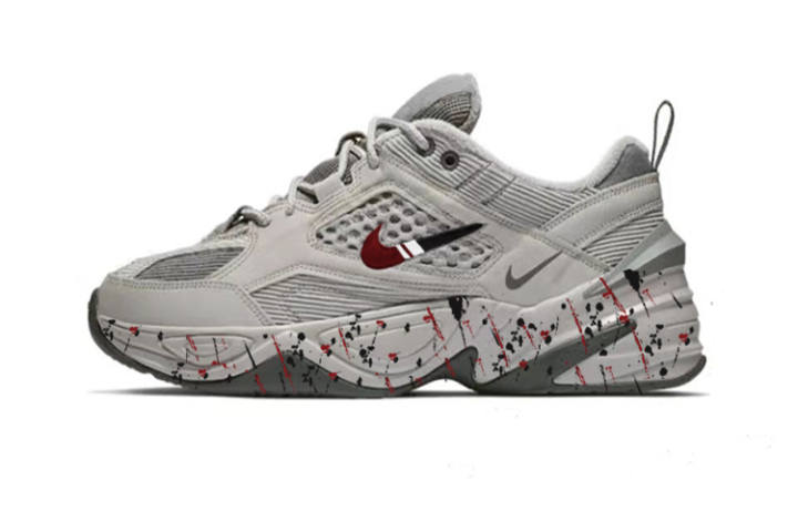 Nike Nike M2K Tekno SP Low top Chunky Sneakers Unisex Gray Red Black
